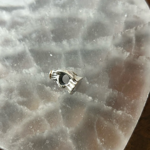 Two tone angel charm Pandora - Picture 3 of 4